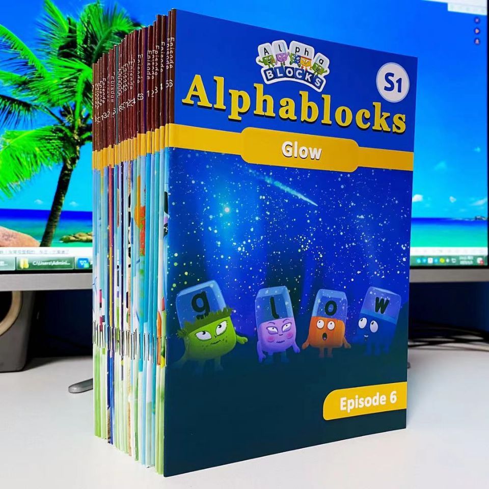 Numberblocks Digital Building Blocks English Dialogue Book 60 Volumes Alphablocks Alphabet Blocks 26 Volumes