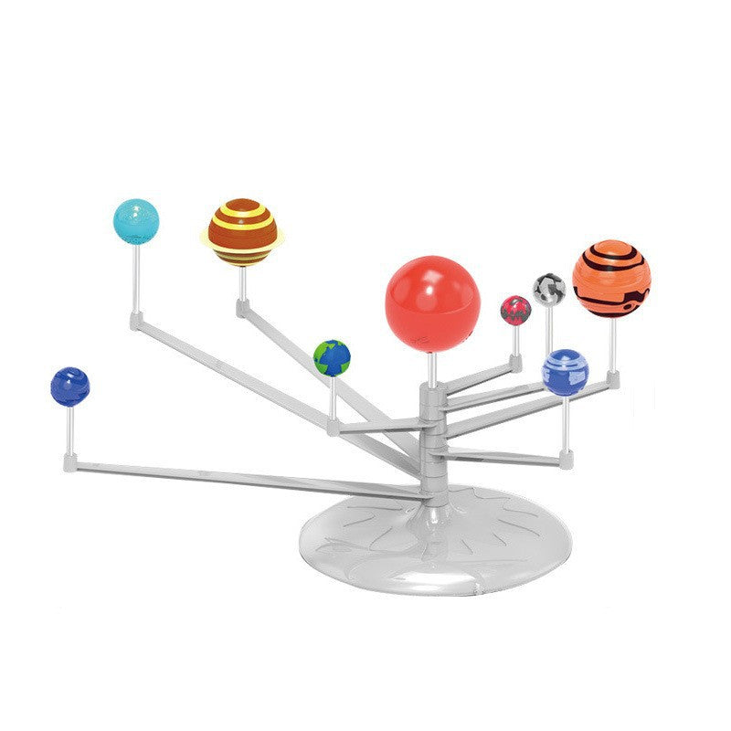 Solar System Eight Planets Model 3D Projection Electric Toy Children's Early Education Educational Learning Science diy Teaching Aid