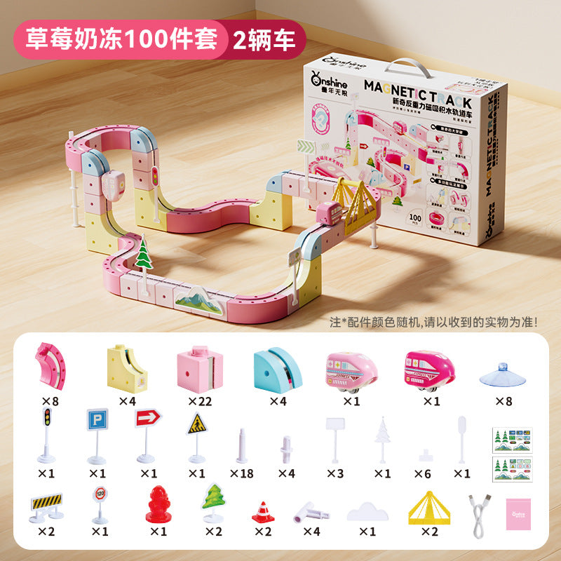 Childhood Unlimited Children's Educational Electric Magnetic High-Speed Train Track 3D DIY Gift for Boys and Girls on Children's Day
