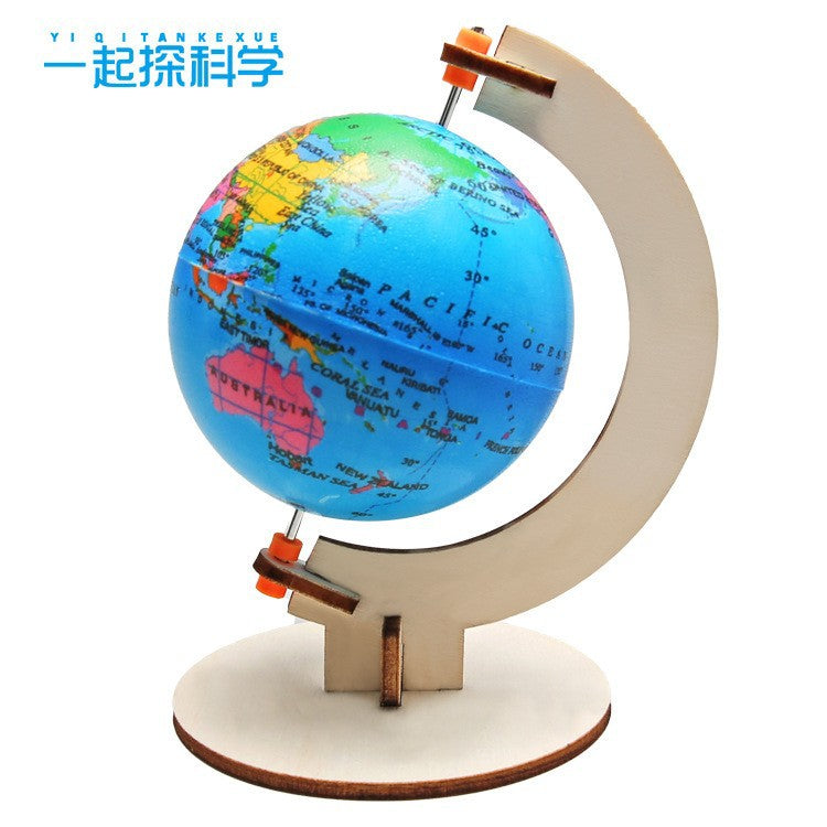 scientific experiment diy earth day and night alternate demonstration model science and technology small production children's handmade teaching aids material package