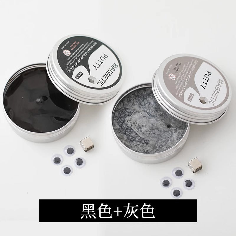 Magnetic Fluid Squishy Fun Magnetic Clay Stress Relief Toy High-Tech Advanced Stress Relief Gadget for Boys Magnet Internet Sensation