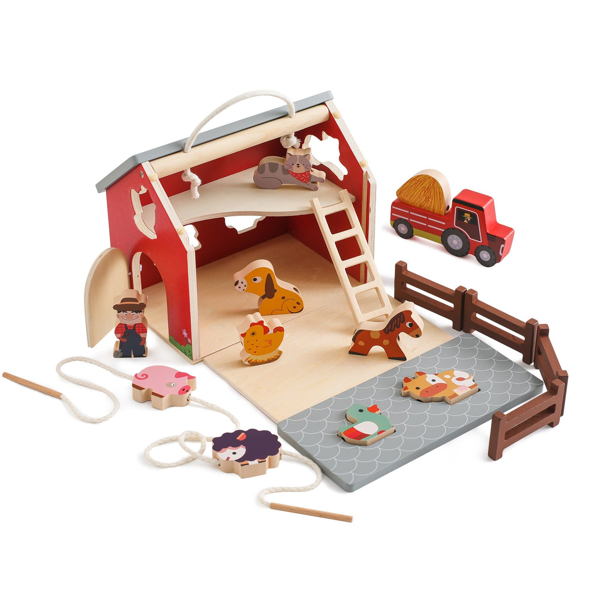 Amazon Baby Early Education Educational Wooden Toys Stacked Rocket Boys and Girls House Castle Mating Toys
