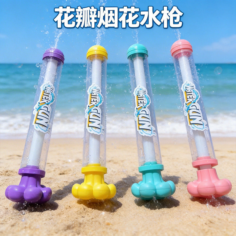 Fireworks Water Gun Sanrio Water Spray Kidsren's Rafting Outdoor Fireworks Sprinkler Water Gun Pull-Out Water Fight Play