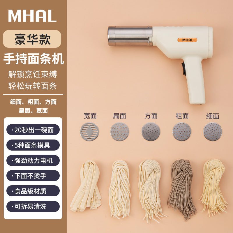 Household Noodle Maker, Handheld Small Automatic Noodle Press, Intelligent Noodle Pressing Machine, Multifunctional
