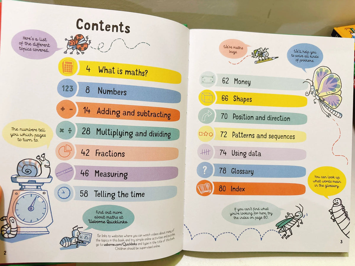 All the Maths you need to know by age 7 Children Educational English Picture Reading Book
