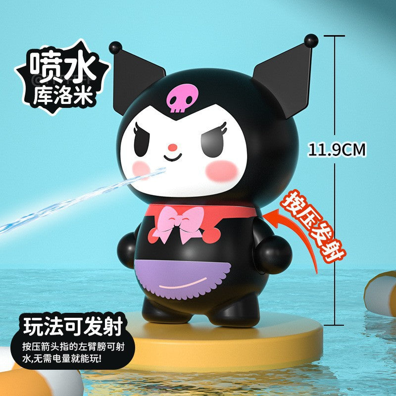 Fireworks Water Gun Sanrio Water Spray Kidsren's Rafting Outdoor Fireworks Sprinkler Water Gun Pull-Out Water Fight Play