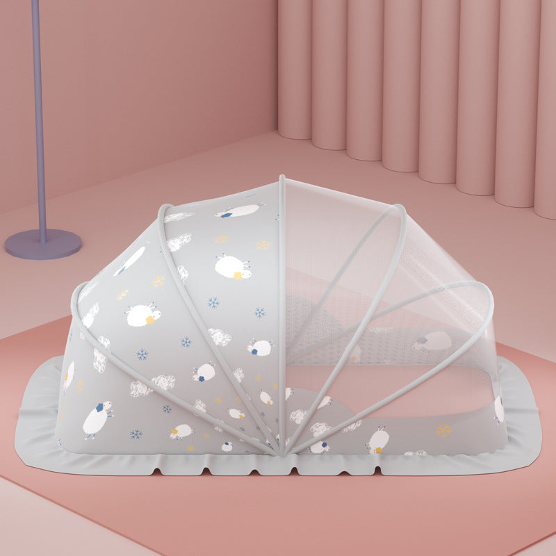 Mosquito Net Baby Yurt Anti-Mosquito Full-Cover Foldable Infant Newborn Children's Bed Bottomless Blackout Tent