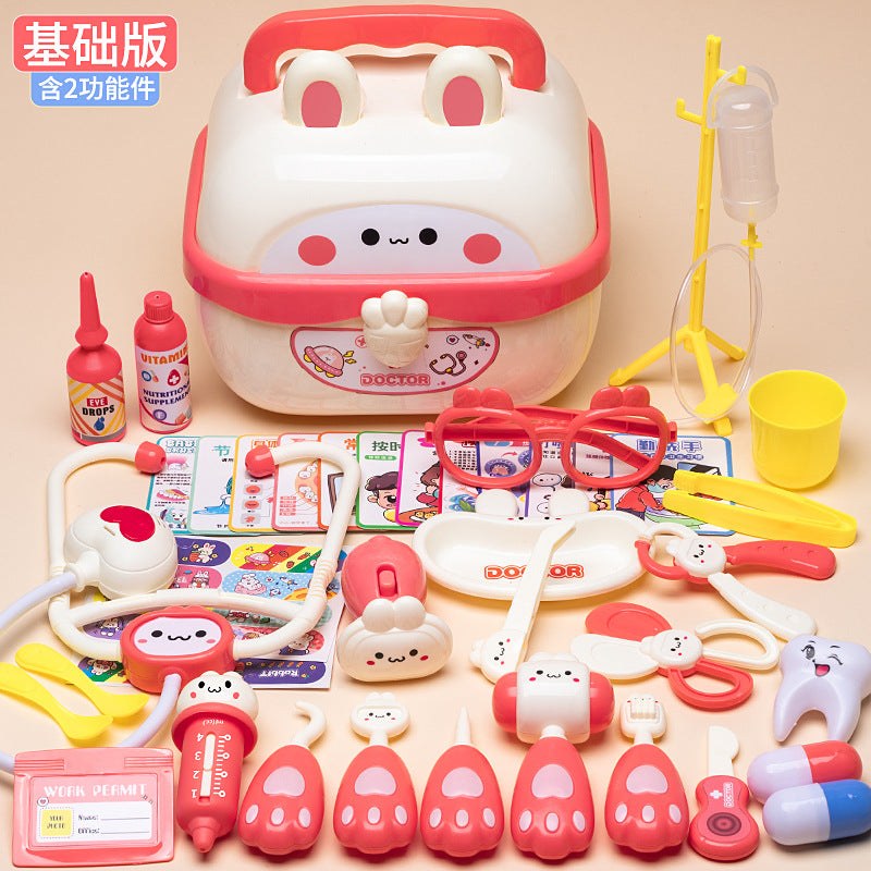 Play Doctor Toy Set for Children, Medical Toys for Girls, Stethoscope, Doctoring, Nurse Role Play, Injection Game
