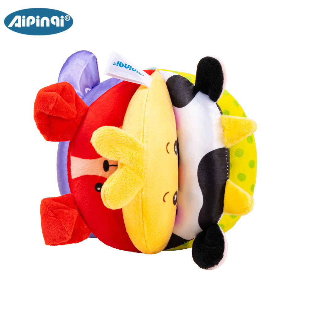 Aipinqi New Montessori Early Education Educational Ball Baby Cloth Ball Hand and Foot Training Ball Infant Touch Toy