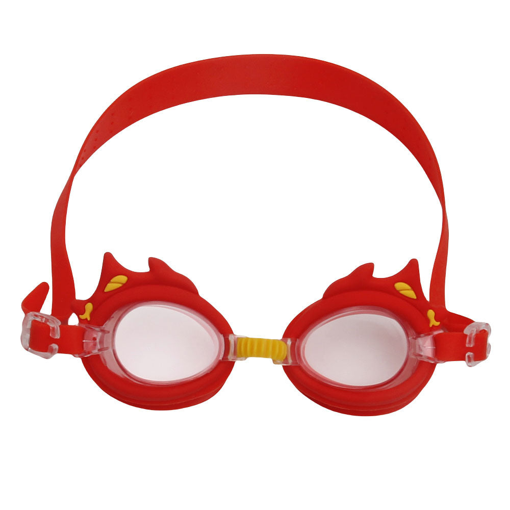Factory direct selling hot children swimming goggles HD waterproof unicorn crab cartoon swimming goggles cute swimming glasses