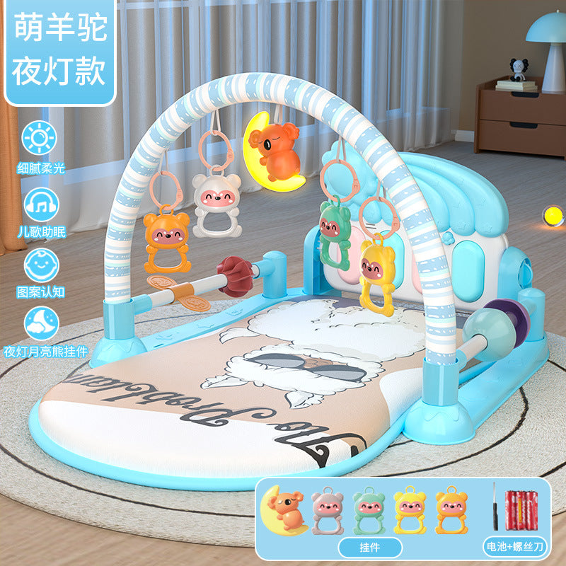 Baby Pedal Piano Toy Fitness Stand Early Education Educational Toy for Boys and Girls 0-3 Years Old Gift for Bouncing Babies