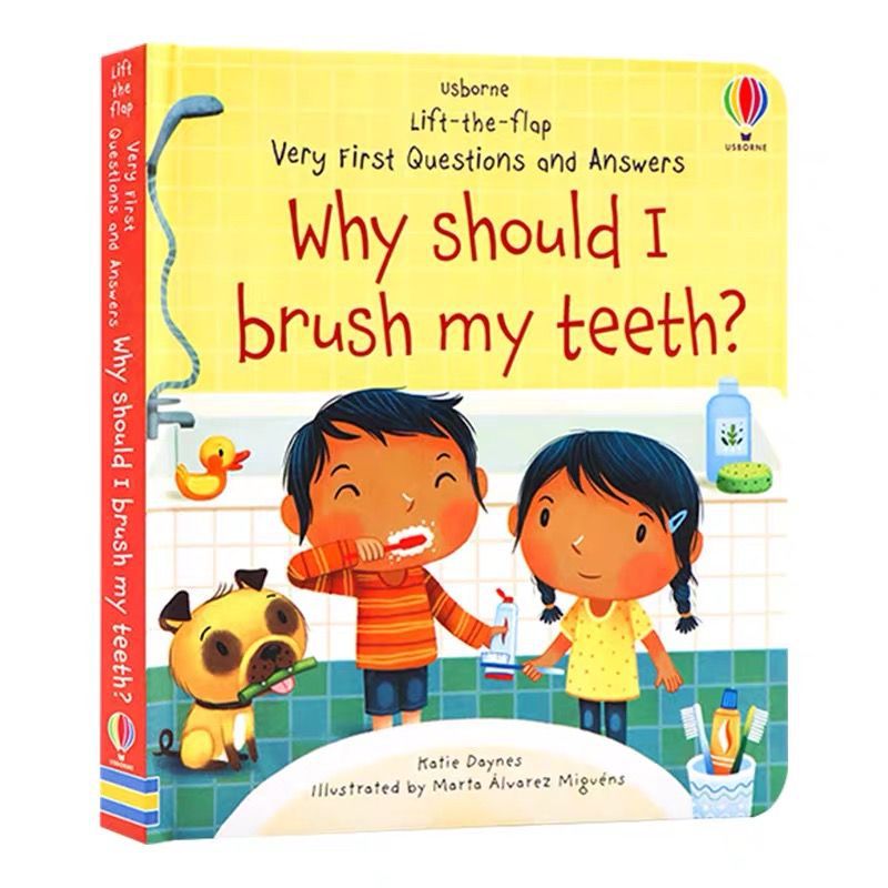 Usborne English Children's Questions and Answers Lift the flap Children's Popular Science Enlightenment Cognition Flip Books (Copy) (Copy)