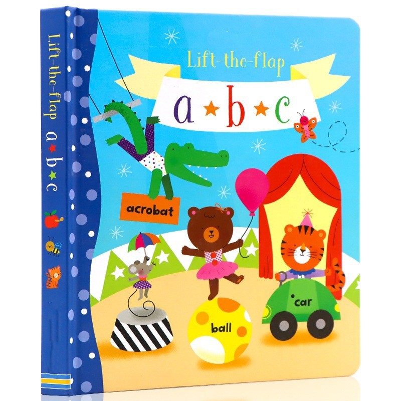 Lift-The-Flap Large Format English Kidsren's Enlightenment Popular Science Puzzle Flip Book Cognitive Learning Picture Book