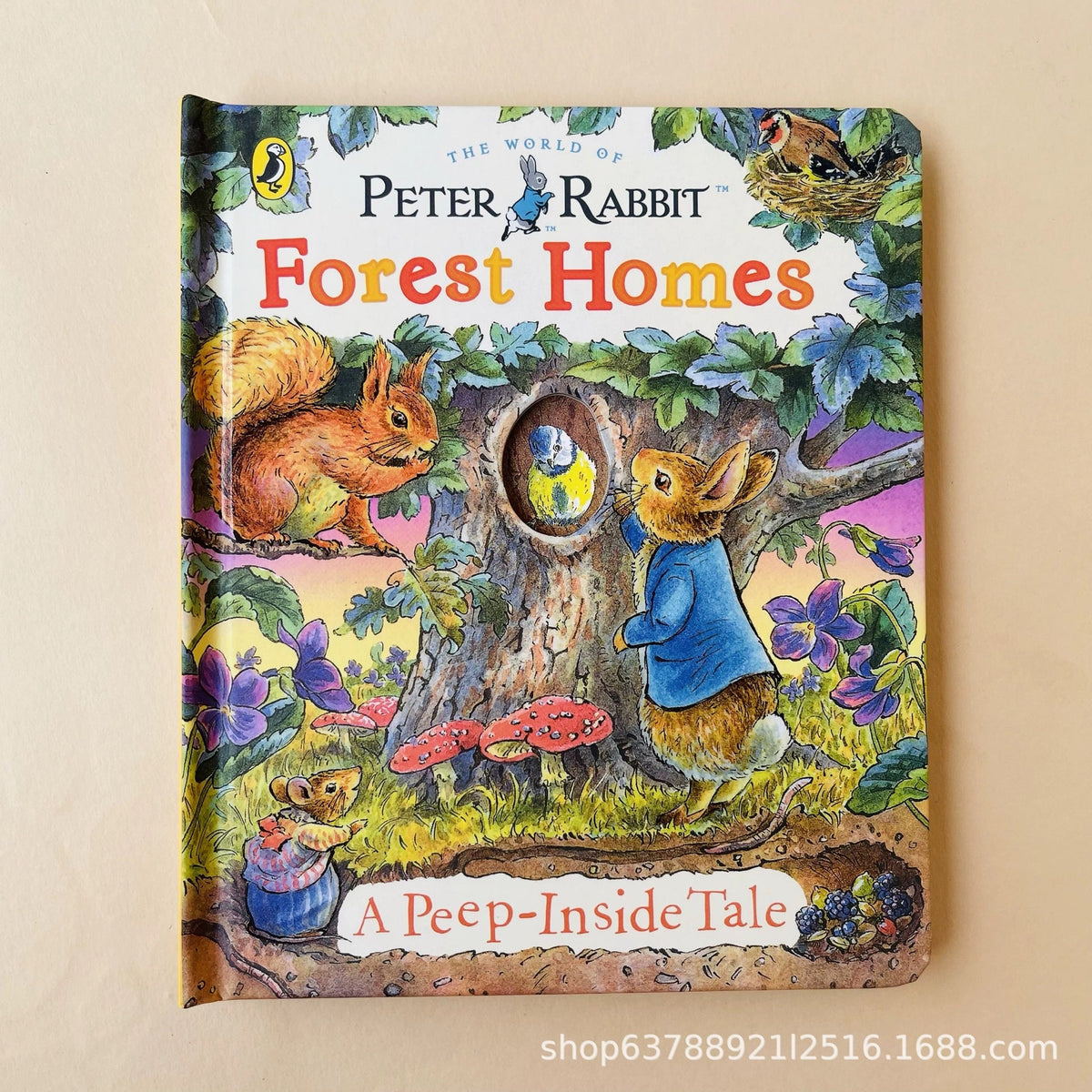Peep inside English picture books for children parent-child interactive educational toys