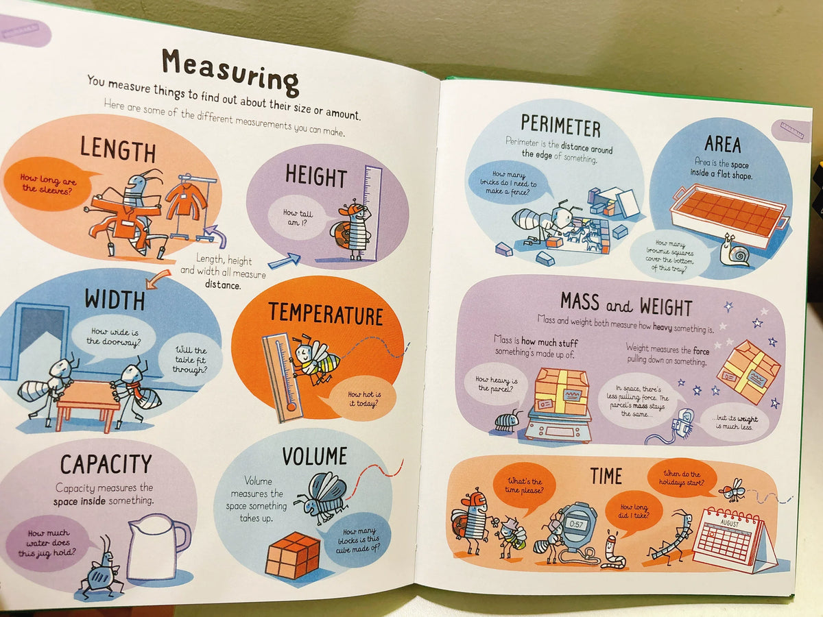 All the Maths you need to know by age 7 Children Educational English Picture Reading Book