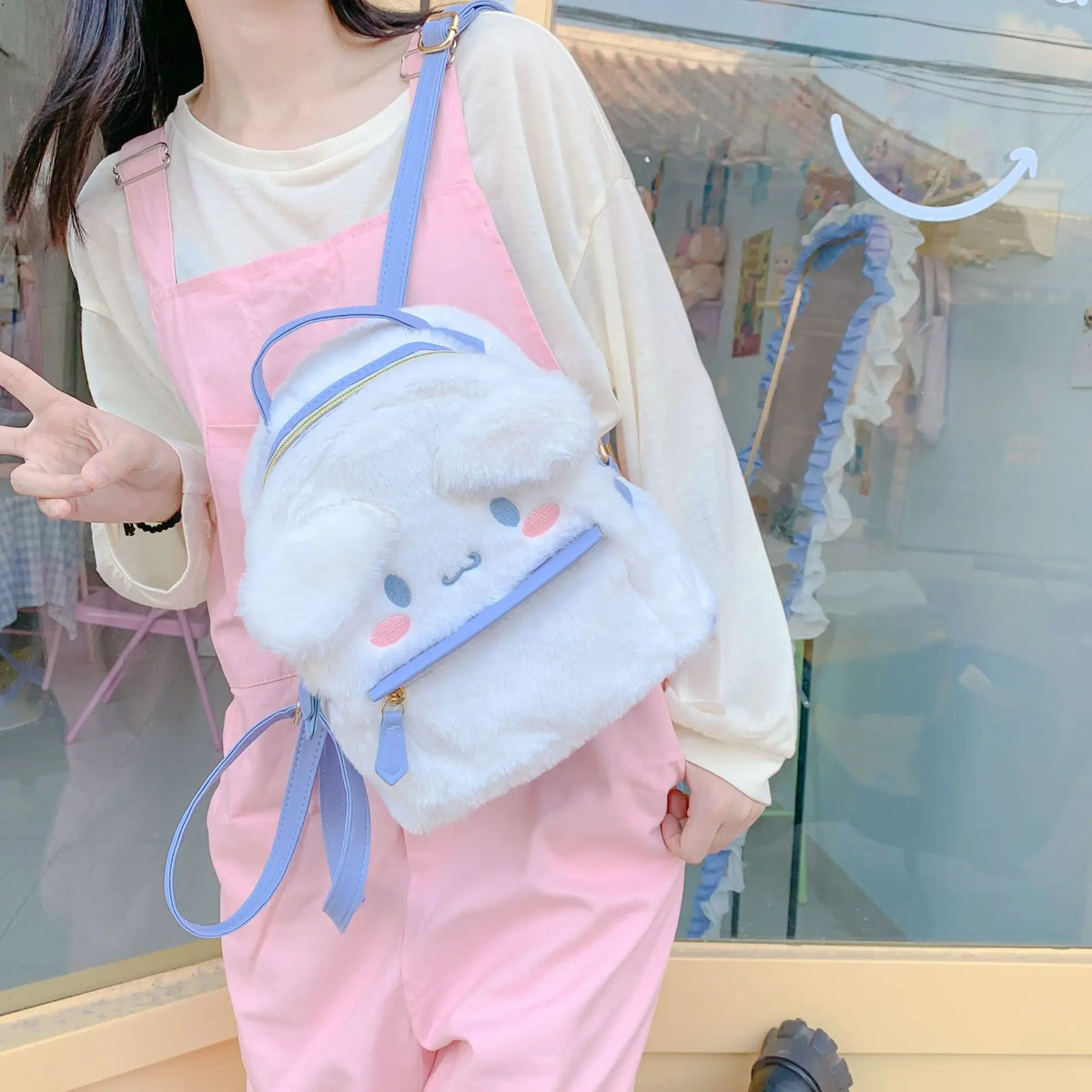 Kawaii My Melody Cinnamoroll Anime Schoolbags Cute Cartoon Backpacks Fashion Satchel Women's Bagpacks Christmas Gifts For