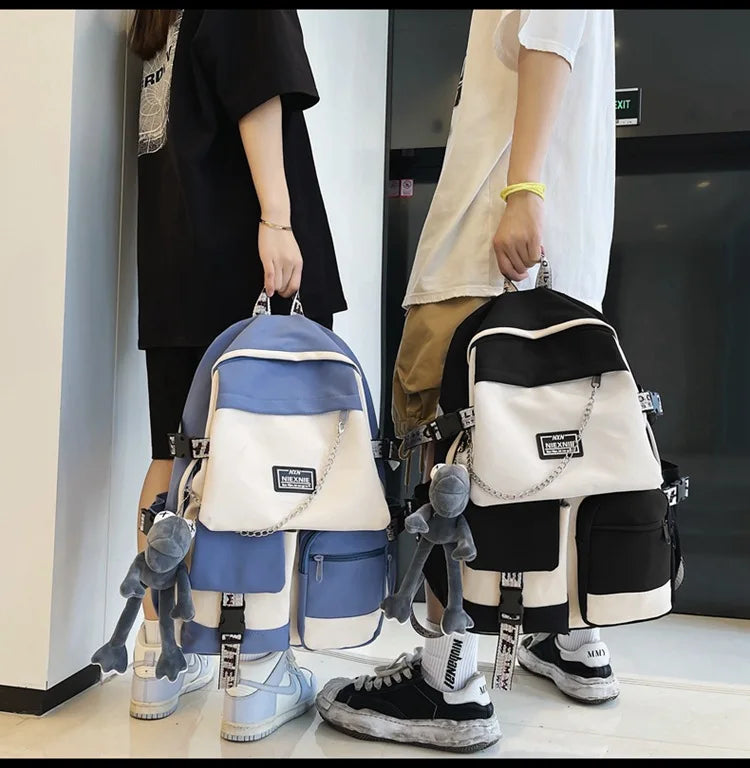2025 Fashion Schoolbag Female Student Backpack Large Capacity Fashion Boy Backpack Computer Bag Femal School Backpack Travel