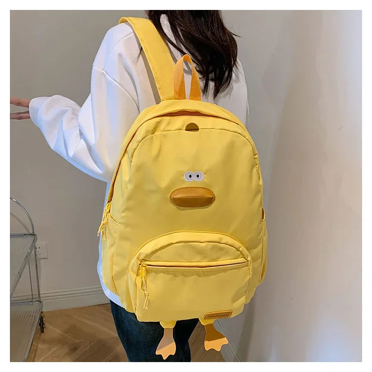 New Cartoon Duck Backpack Designer Cute | Baby's World Bangladesh