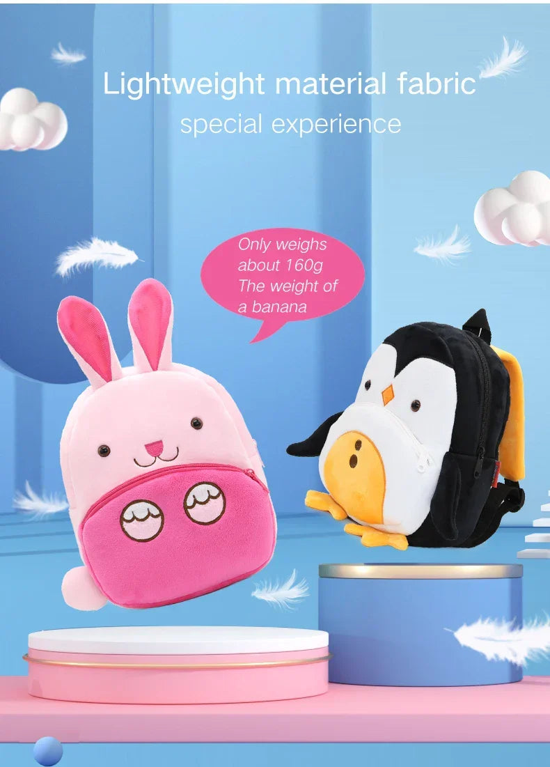 Cute Animals Cartoon Plush Children Backpacks Schoolbag Girls Boys casual Baby Bags - Baby's World (view 13)