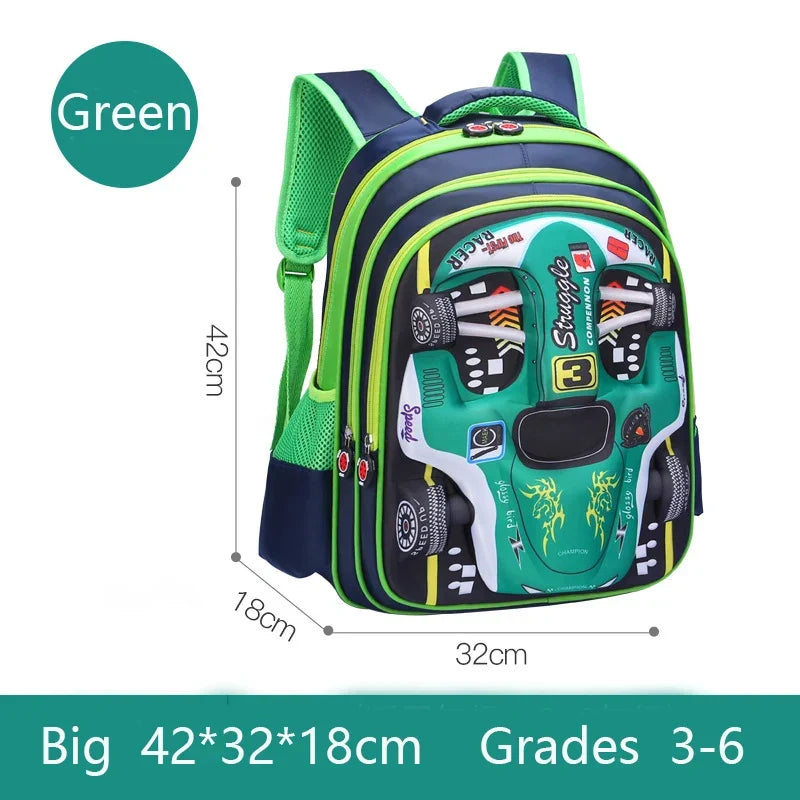 Waterproof Lightweight 3D Car Backpack | Baby's World Bangladesh