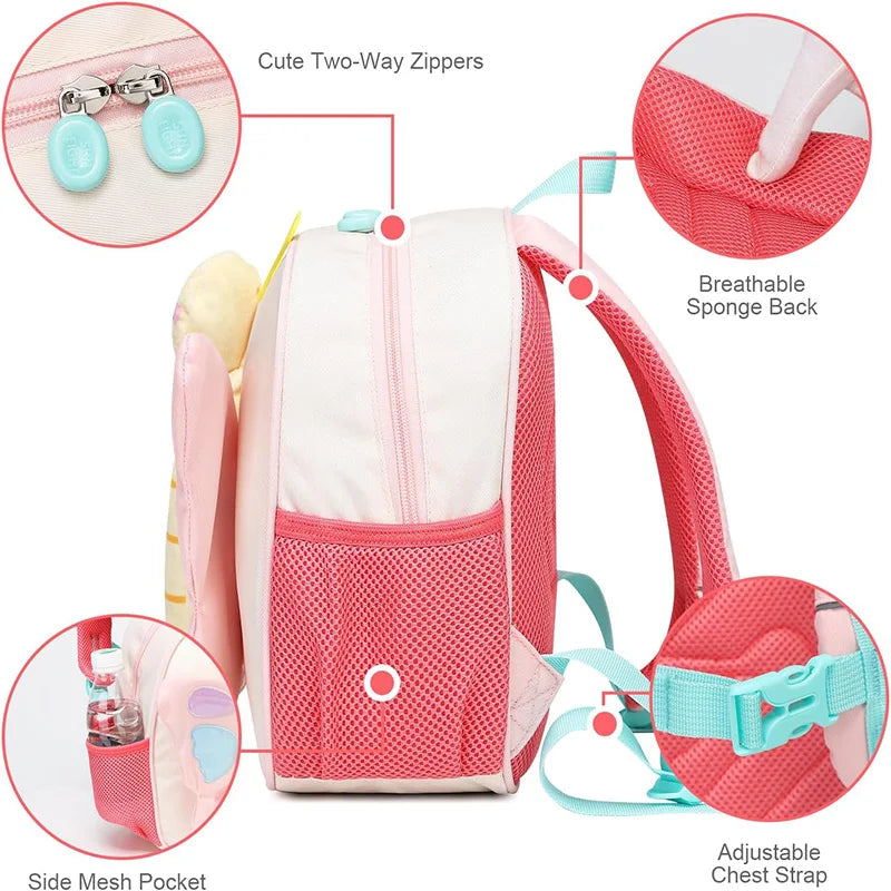Hot 3D Cartoon Animal Baby Backpacks kindergarten Schoolbag Kids Backpack Children School Bags Girls Boys Backpacks - Baby's