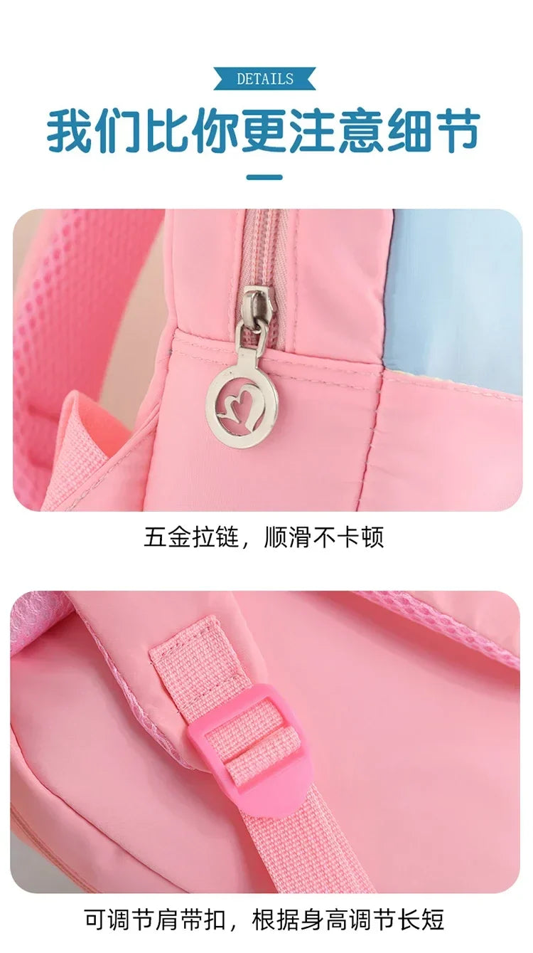 Cartoon Kindergarten Backpack New Children's School Bag Cute Plush Rabbit Doll Backpack - Baby's World (view 12)