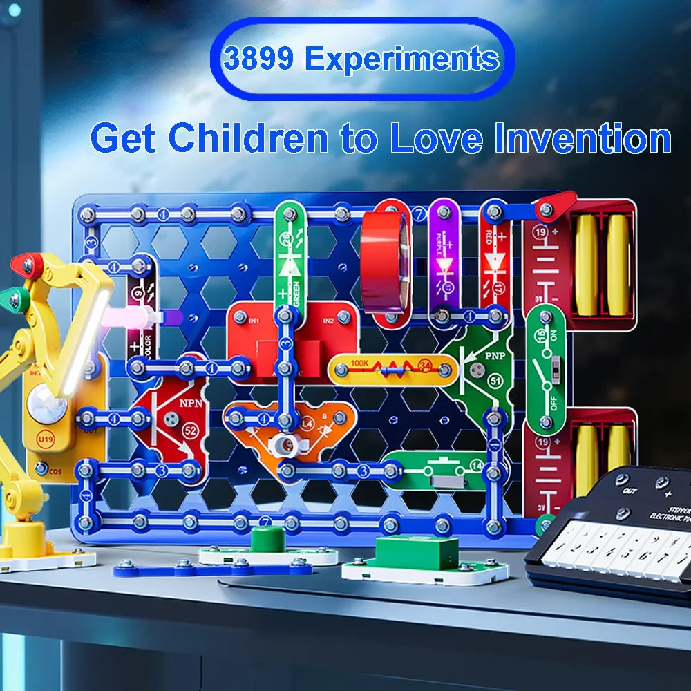 2025 Science Experiments Kits Circuits Electronic For Kids Physical Circuito Electrico niños For Children STEM Toys Science Kits