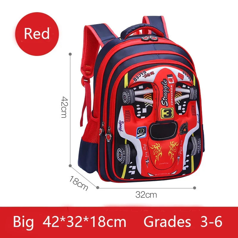 Waterproof Lightweight 3D Car Backpack | Baby's World Bangladesh