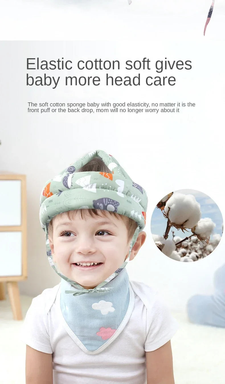 Anti-collision Protective Hat Baby Safety Helmet Soft Comfortable Head Security & Protection Adjustable Hats Baby Toddler Cap