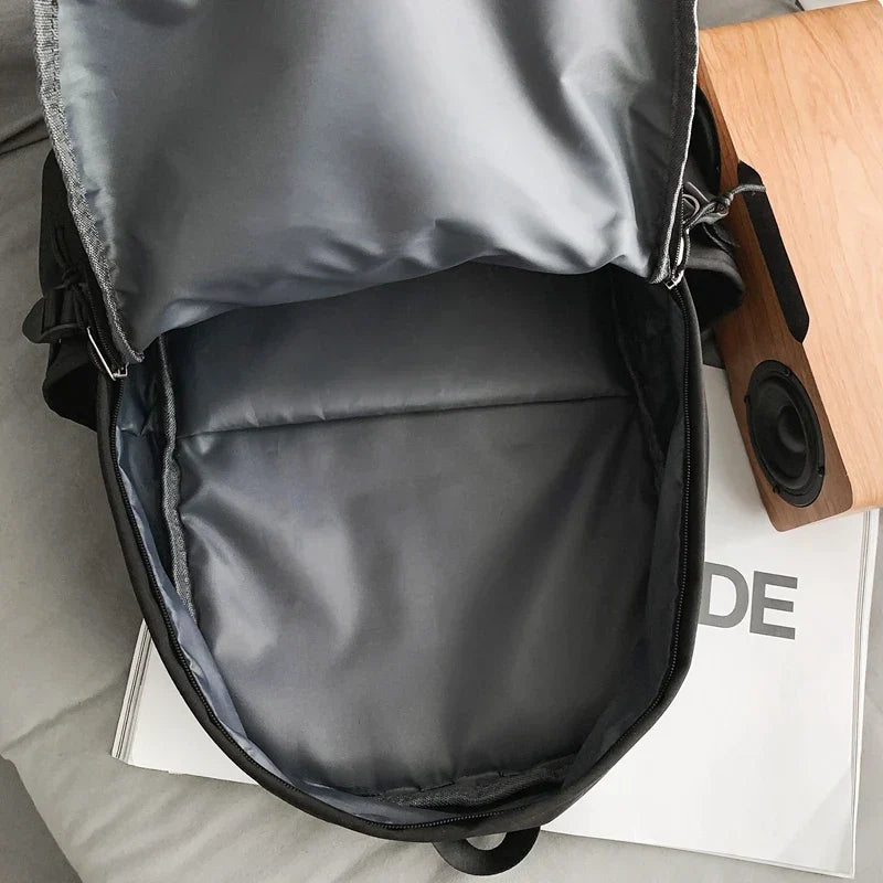 Fashion Cute Cartoon Pattern Waterproof Student School Bag, Casual Large Capacity Nylon Zipper Backpack Woman and Man