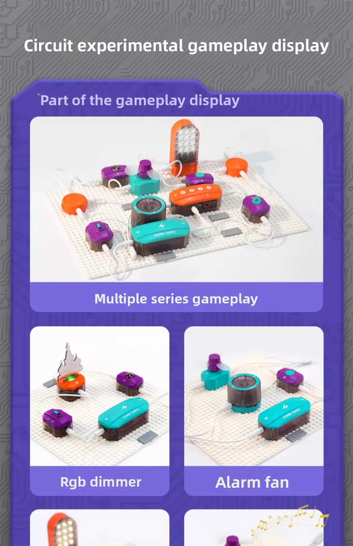 Circuit Experiment Building Blocks Toy Assembly Science Experiment Set Physics Enlightenment Wholesale DIY Science Education Ass
