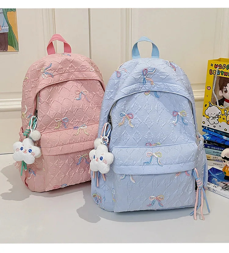 New Cute Western-style Children's Backpack, Cartoon Dolphin Kindergarten Snack Bag, Personalized Embroidery Unique Holiday