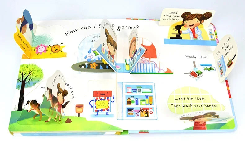 Kids Scientific Knowledge Learning Picture Books Usborne English Daily Knowledge Reading Book Early Educational Montessori