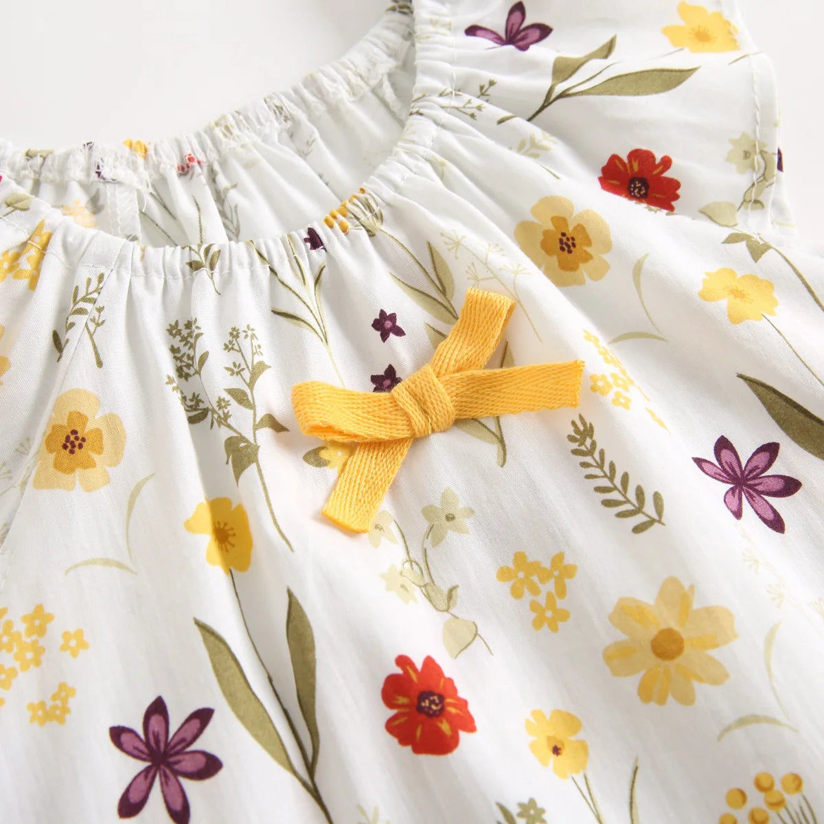 Summer Flower Infants Outfits Sets Casual Newborn Tops + Bottoms 2pcs Cotton
