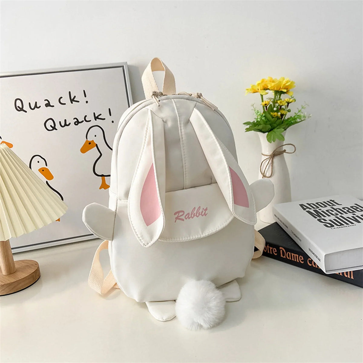 Girl Rabbit Ear Backpack Casual Schoolbag | Baby's World Bangladesh