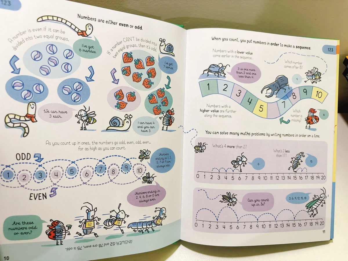 All the Maths you need to know by age 7 Children Educational English Picture Reading Book