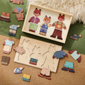 3D Wooden Jigsaw Puzzles for Children Cartoon Animal Hand eye coordination game Baby Educational Puzzles Toy Baby puzzle gift