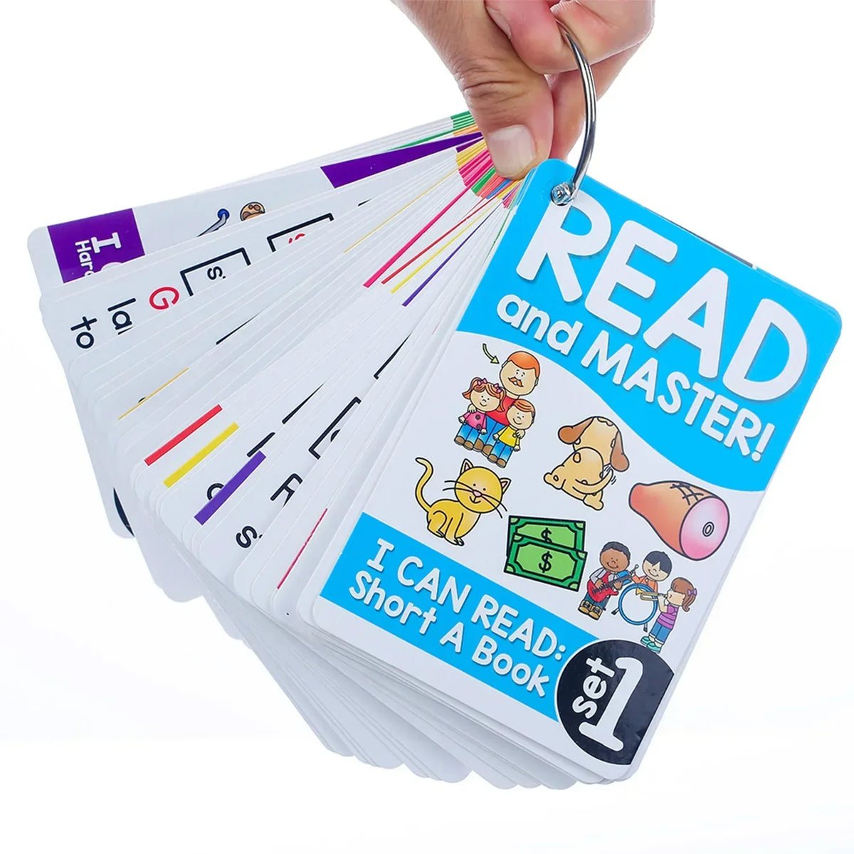 Early Learning 15set  Phonics Card Books Educational Language Toys Word Readings English Learning Gifts for Kids in Learning Education