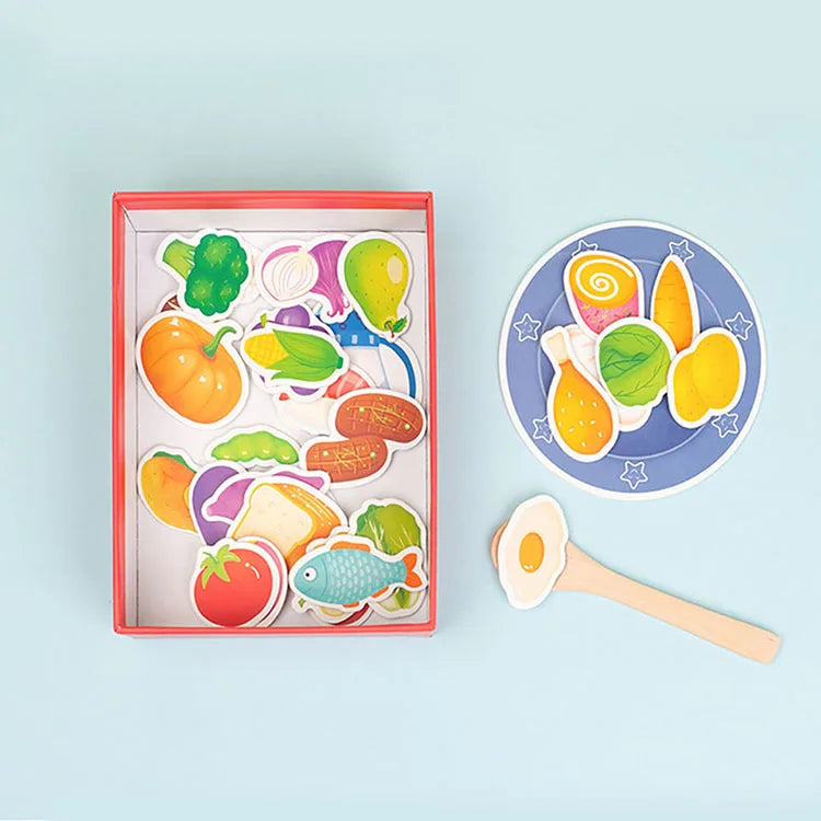Montessori Parent-Child Interaction Simulation Brush Teeth Childhood Educational Toys Fine Motor Board Games Puzzle Toys For Kid