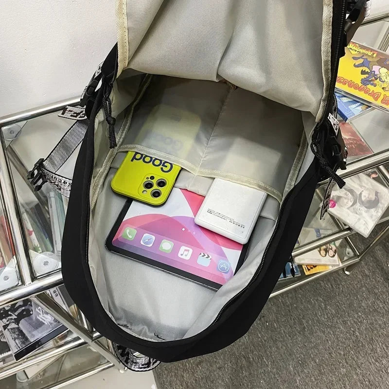 2025 Fashion Schoolbag Female Student Backpack Large Capacity Fashion Boy Backpack Computer Bag Femal School Backpack Travel