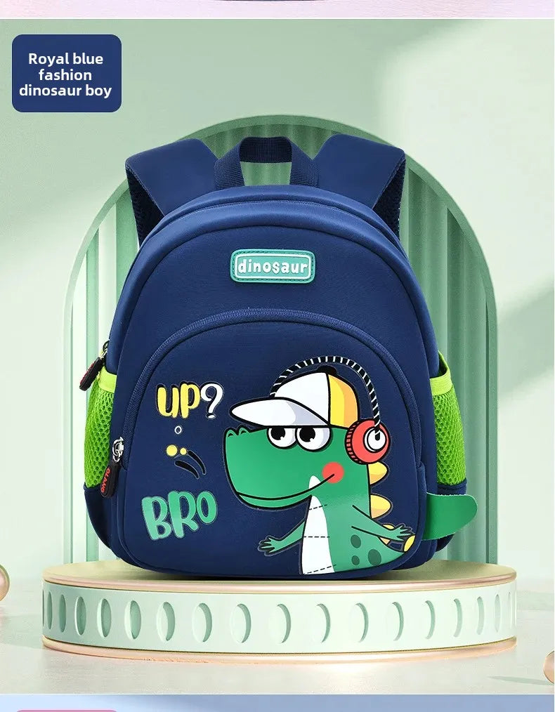 New Cartoon Dinosaur Kindergarten Backpack | Baby's World Bangladesh