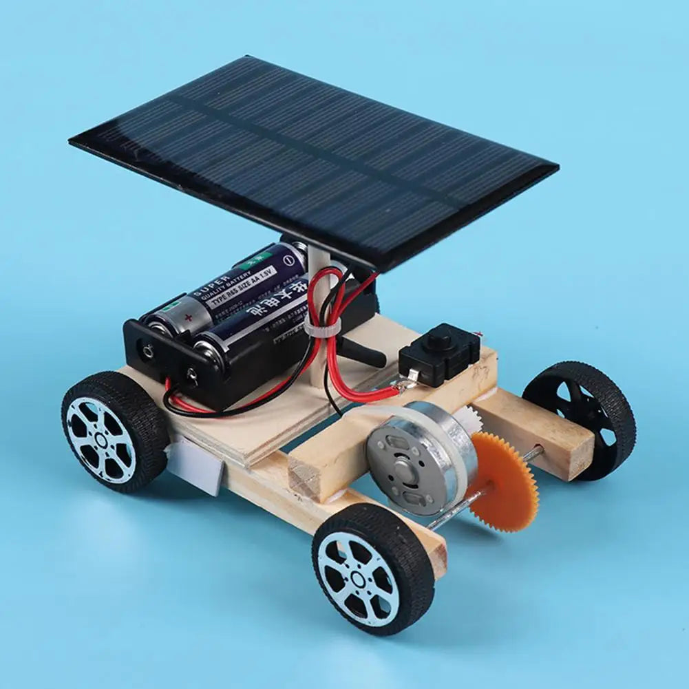 DIY Solar Electric Vehicle Science Teaching Tool Assembly Puzzle STEM Education Model Creative Invention Student Education