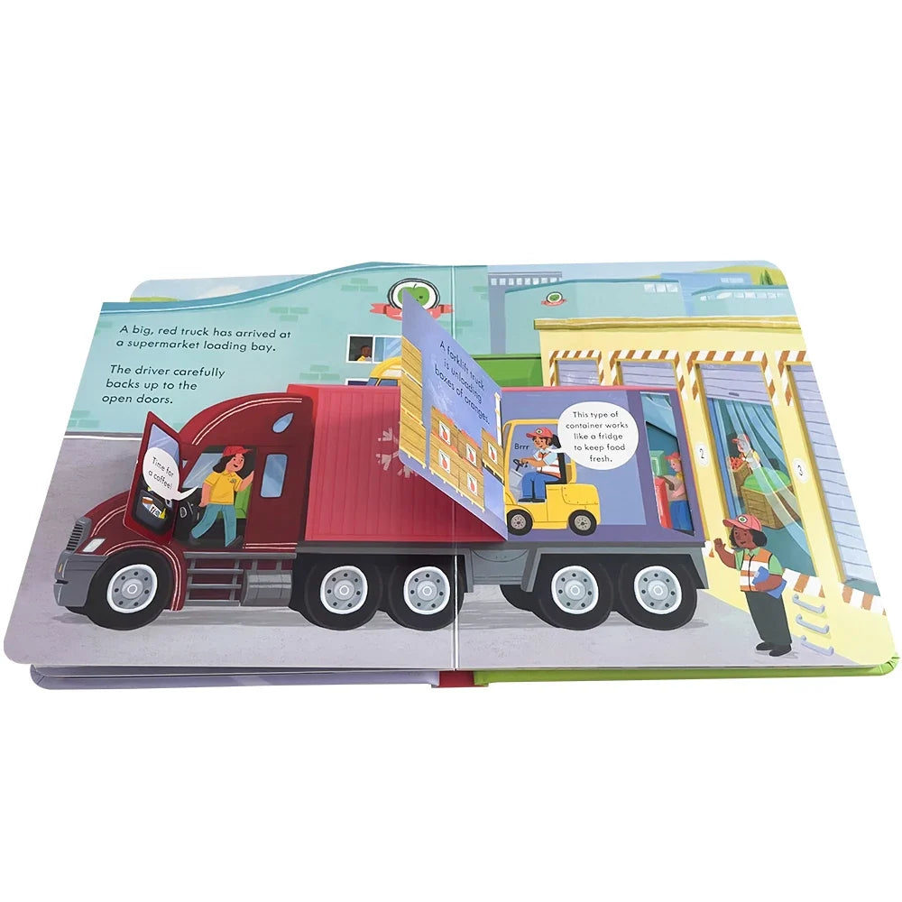 Usborne Peep Inside How Works Series Scientific Knowledge Learning Picture Book in English Daily Bedtime Reading Book