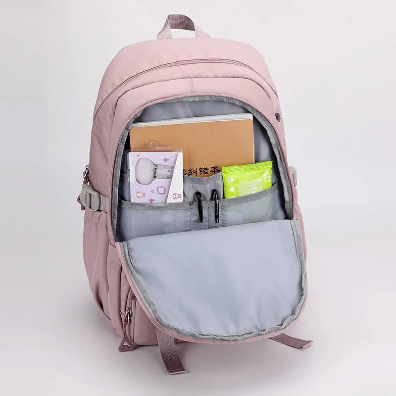 Children School Bags For Girls Large Schoolbag Kawaii Primary School Backpack Kids Book Bag Waterproof Laptop Travel