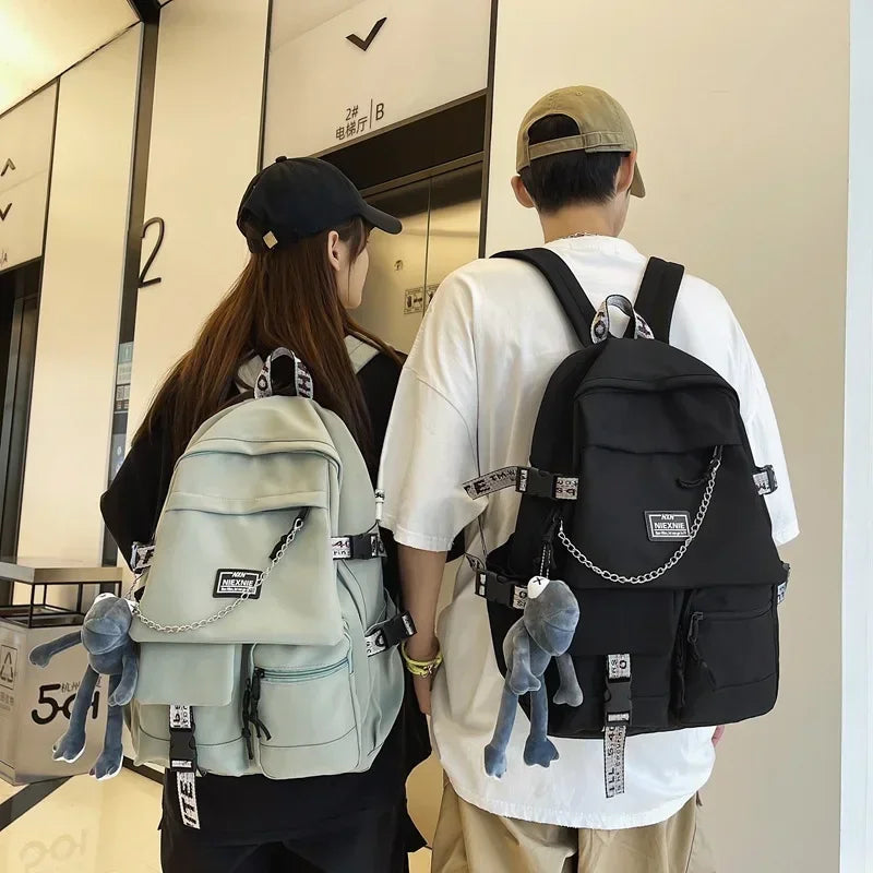 2025 Fashion Schoolbag Female Student Backpack Large Capacity Fashion Boy Backpack Computer Bag Femal School Backpack Travel