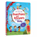 New Lift-The-Flap Questions And Answers About Your Body English Educational Picture Book Baby Kids Learning Reading Books