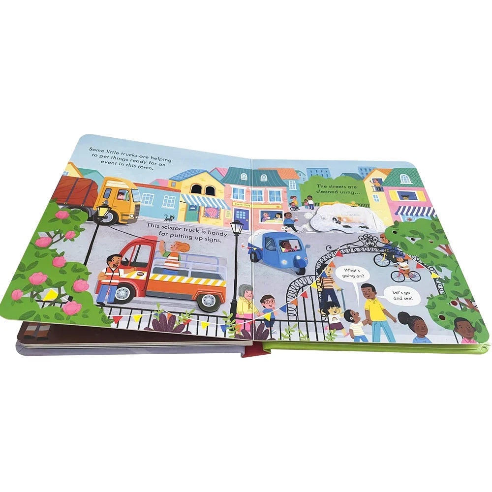 Usborne Peep Inside How Works Series Scientific Knowledge Learning Picture Book in English Daily Bedtime Reading Book