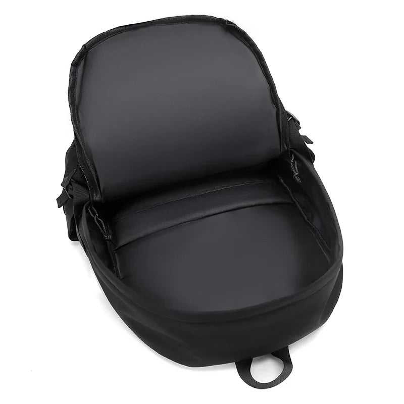 Simple solid color backpack, travel backpack, plenty of storage space, very suitable for commuting, school, work and going