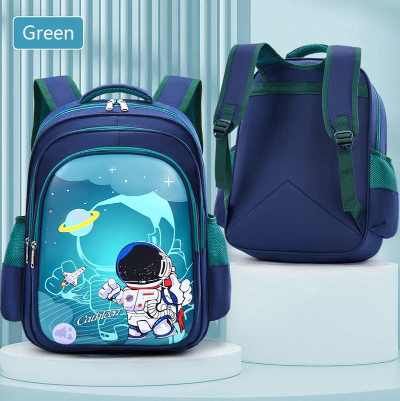 Children Backpack Cute Star Astronaut Kid School Bag Backpack Boy Student Teenagers Waterproof Baby Kindergarten Primary