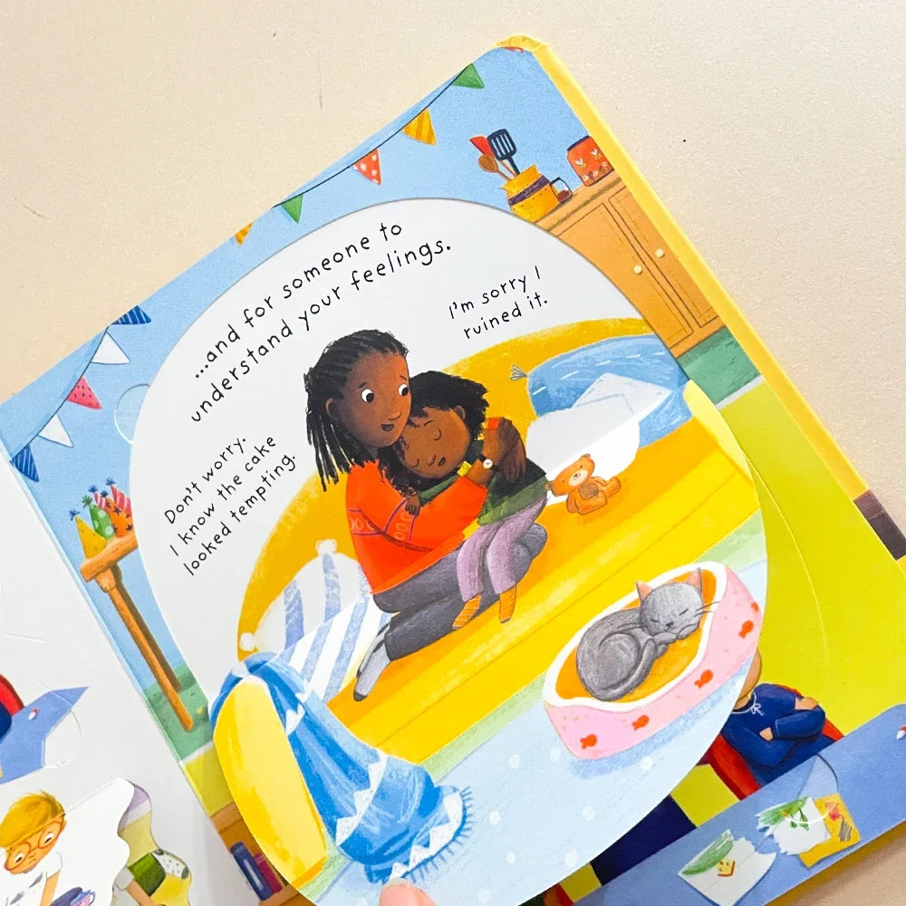 Usborne Lift The Flap Very First Questions & Answers Why Should I Say Sorry ? 3D Flap Picture Books for Kids Baby English Books